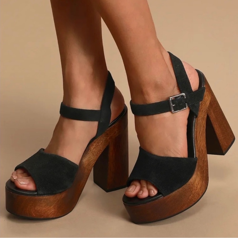 Platform Wood Heels